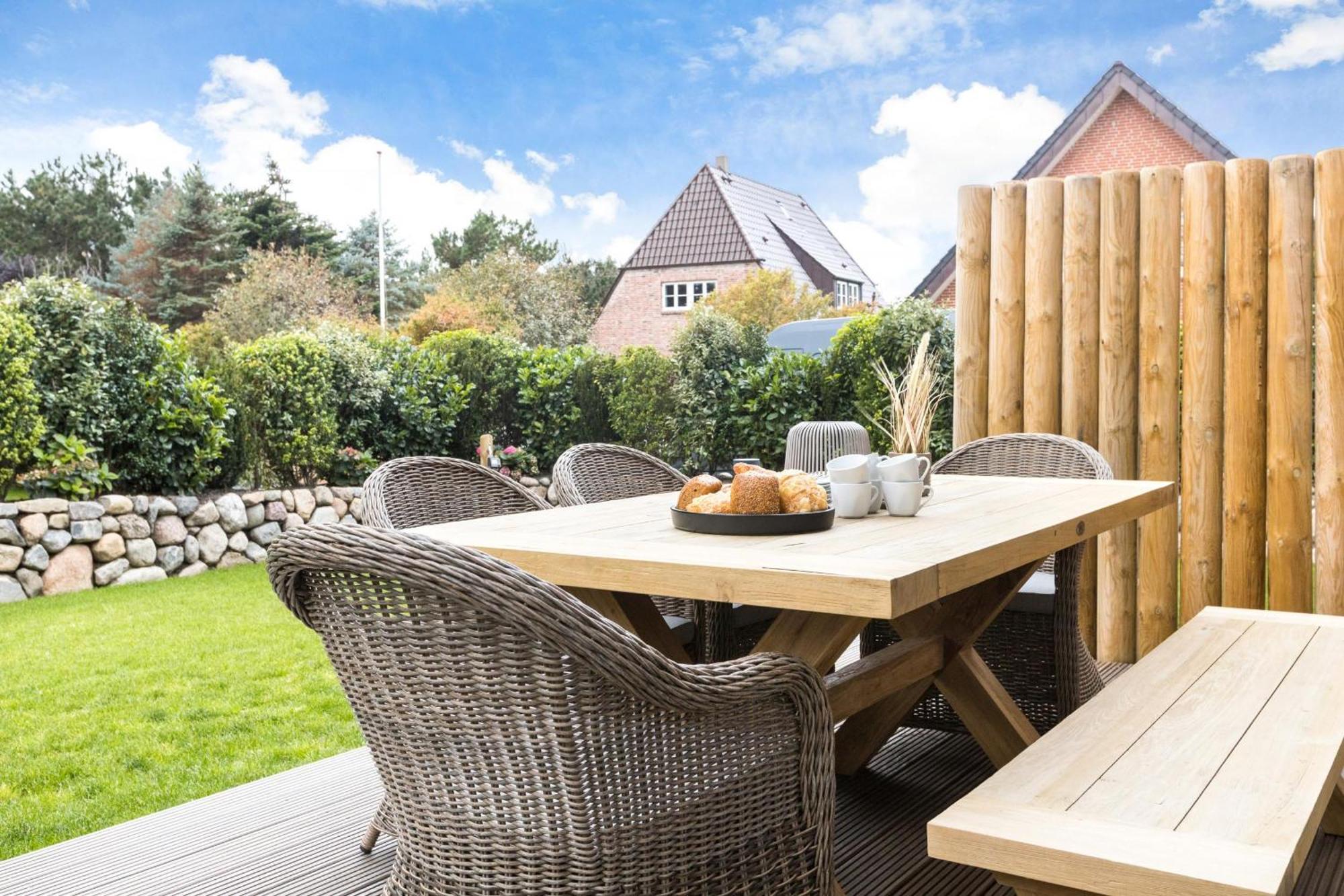 Ferienhaus Finoah - Leben, Luxus, Leichtigkeit Hinter Der Duene In Westerland Sylt Eksteriør bilde